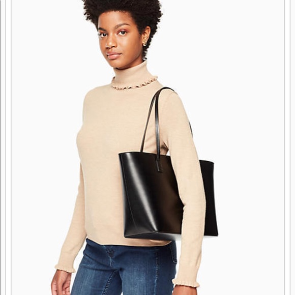 New Kate Spade Bennet Handbag & Wristlet Set-Black - Picture 3 of 8